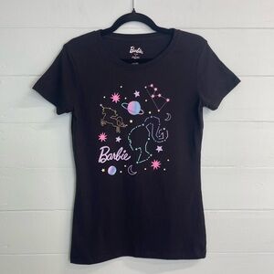 Barbie Black Tee with Celestial Graphic